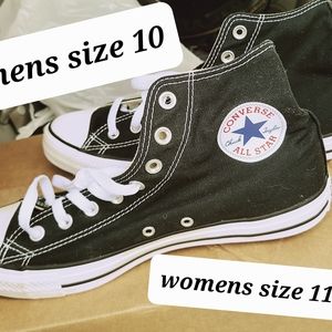 Brand new Black Converse Chuck High Tops!!!